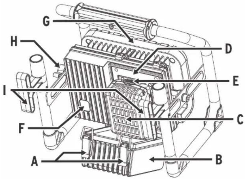 BRENNENSTUHL professionalLINE LA 4010 - ILLUSTRATED COMPONENTS - 1