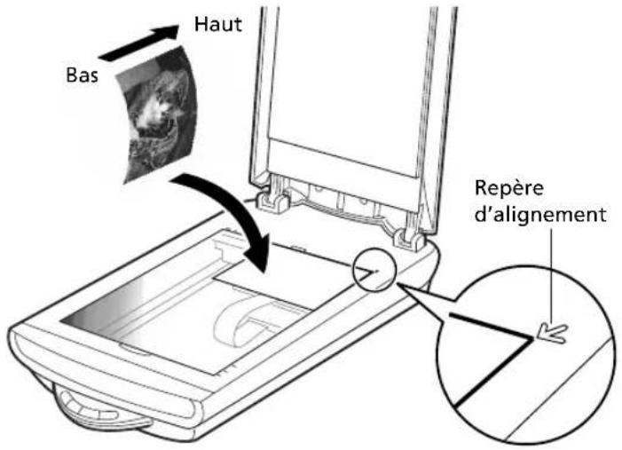 Bas Haut Repère d'alignement