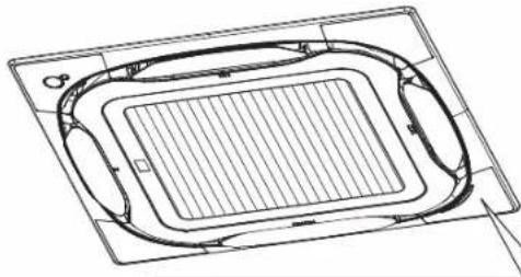 DAIKIN BAEF125AWB - Cubierta de esquina con pantalla de funcionamiento - 1