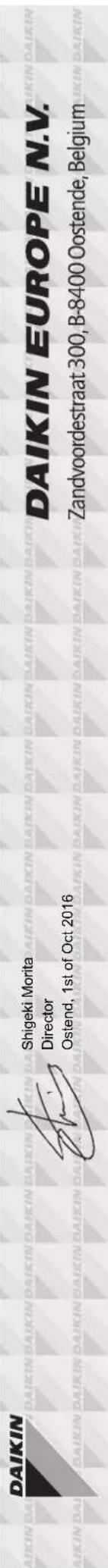 DAIKIN ARX20K2V1B - ARX20K5V1B9, ARX25K5V1B9, ARX35K5V1B9 - 1