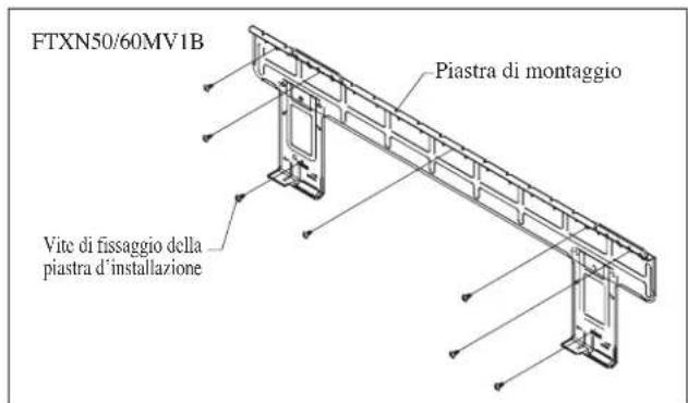 DAIKIN RXN50MV1B - Montaggio Della Staffa Di Supporto - 2