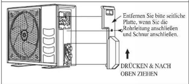 DAIKIN RXN50MV1B - Verkürzte Wasser-Beseitigung der imFreienmaßeinheit (nur Wärmepumpe-Maßeinheit) - 4