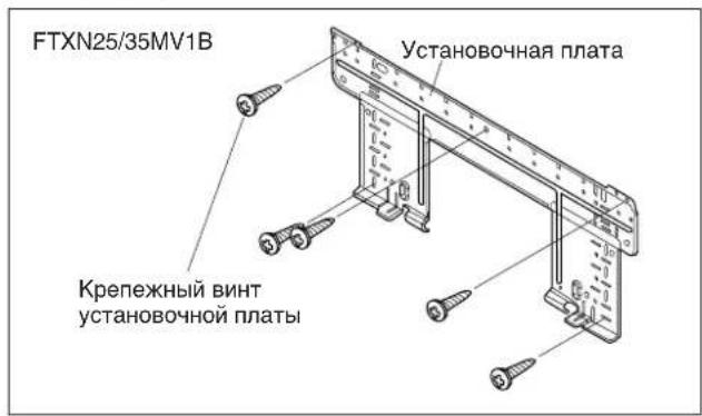 DAIKIN RXN50MV1B - Сборка монтажной пластины - 1