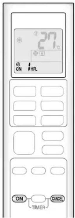 DAIKIN ATX20K5V1B - Fonctionnement de la MINUTERIE DE MARCHE/D'ARRÊT - 1
