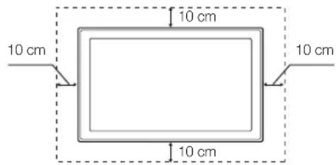 SAMSUNG UE32D6540UQ - Securing the Installation Space - 2