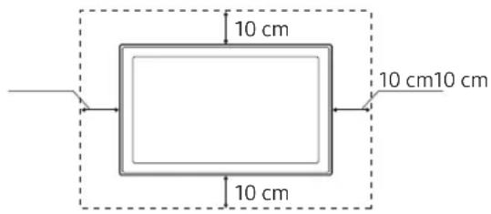 SAMSUNG UE50NU7449U - Ausreichende Belüftung Ihres Geräts - 2