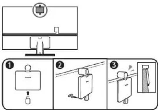 SAMSUNG TQ65Q60CAU - Connexion de la caméra au produit (série QN95C uniquement) - 1