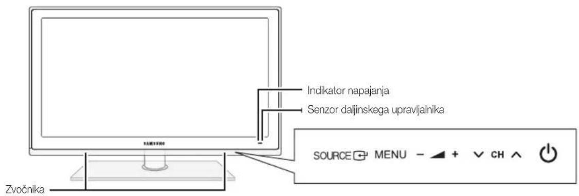 SAMSUNG PS50C6900YK - Ogled nadzorne plosce - 1