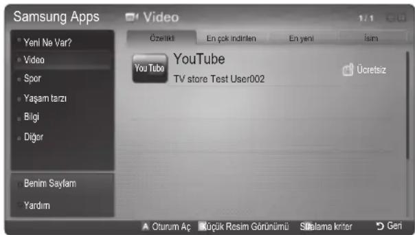 SAMSUNG PS50C6900YK - Samsung Apps - 1