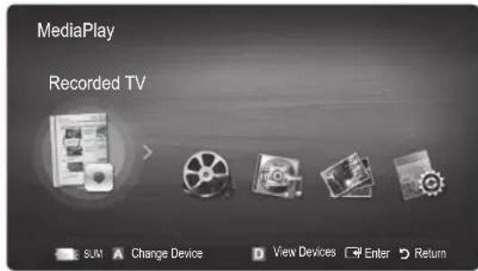 SAMSUNG PS50C6900YK - Media Play - 2