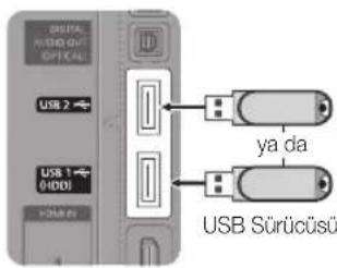 SAMSUNG PS50C6900YK - Bir USB Agytini Baglama - 1
