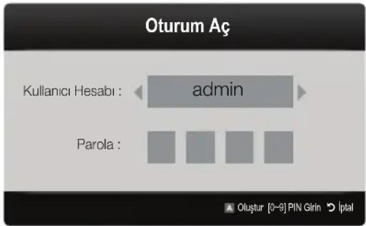 SAMSUNG PS50C6900YK - Hesap Girişi - 1