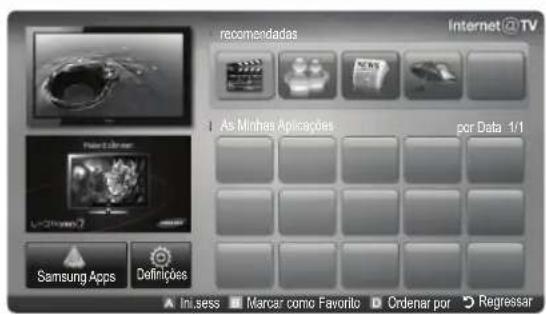 SAMSUNG PS50C6900YK - Introdução ao Internet@TV - 2
