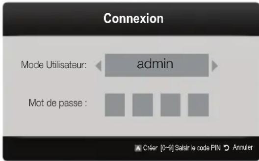 SAMSUNG PS50C6900YK - Connexion au compte - 1