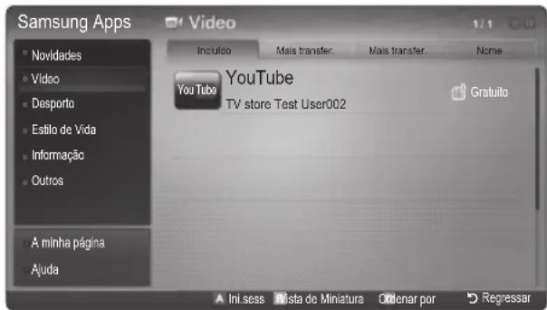 SAMSUNG PS50C6900YK - Samsung Apps - 1