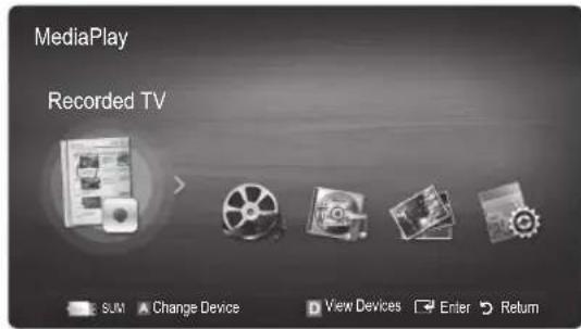 SAMSUNG PS50C6900YK - Media Play - 2