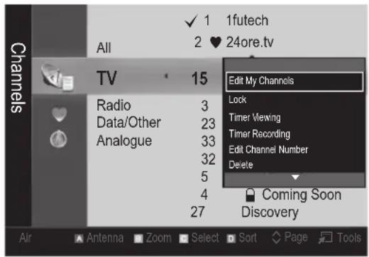 SAMSUNG PS50C6900YK - (in Channel Manager) - 1