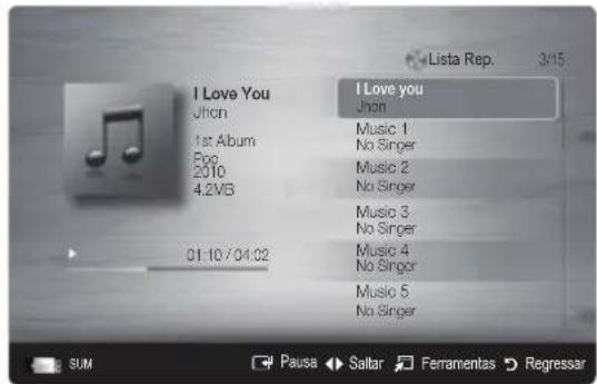 SAMSUNG PS50C6900YK - Reproduzir música - 1