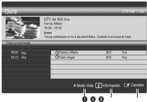 SAMSUNG PS50C6900YK - Uso de la vista planificada - 1