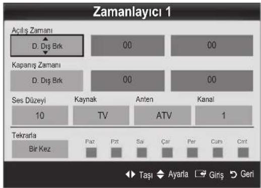 SAMSUNG PS50C6900YK - AcmApama Zamanlayicisini Ayarlama - 1