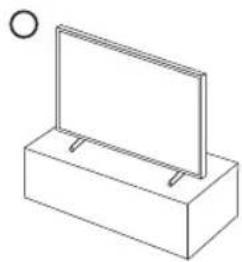 SAMSUNG TQ65LS03BSU - Säkerhetsföreskrifter vid installation av TV med stativ - 1