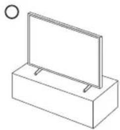 SAMSUNG TQ65LS03BSU - Huomioitavaa, kun televisio asennetaan jalustan kanssa - 1