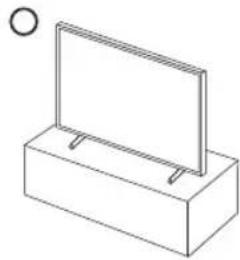 SAMSUNG TQ65LS03BSU - Precautions when installing the TV with a stand - 1