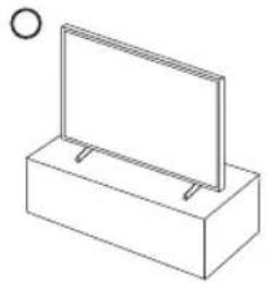 SAMSUNG TQ65LS03BSU - Precauções ao instalar o televisor com uma base - 1