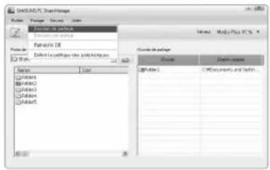 SAMSUNG LA46B650T1R - Partage d'un Dossier - 1