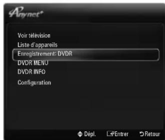 SAMSUNG LA46B650T1R - Enregistrement - 1