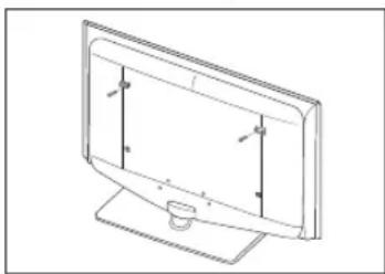 SAMSUNG LA46B650T1R - Pour éviter toute chute du téléviseur : - 2