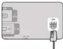 SAMSUNG LA46B650T1R - Vous pouvez connecter le réseau via un routeur. - 2