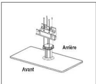 SAMSUNG LA46B650T1R - Montage du socle - 1