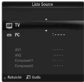 SAMSUNG LA46B650T1R - TV / AV1 / AV2 / Composant1 / Composant2 / PC / HDMI1 / HDMI2 / HDMI3/DVI / HDMI4 / USB - 1