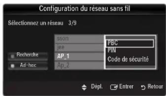SAMSUNG LA46B650T1R - • Sélectionnez un réseau - 6