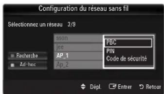 SAMSUNG LA46B650T1R - • Sélectionnez un réseau - 2