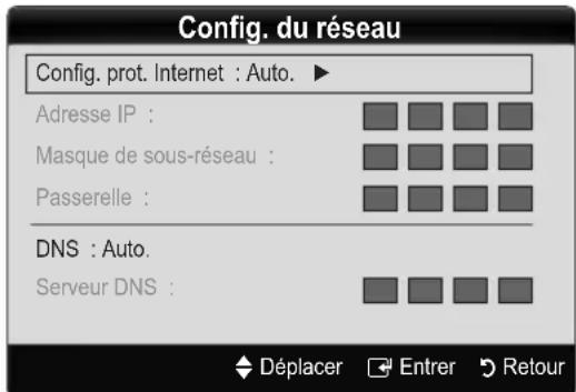 SAMSUNG LA40C550J1W - Procédure de configuration automatique - 2