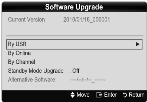 SAMSUNG LA40C550J1W - Software Upgrade - 1