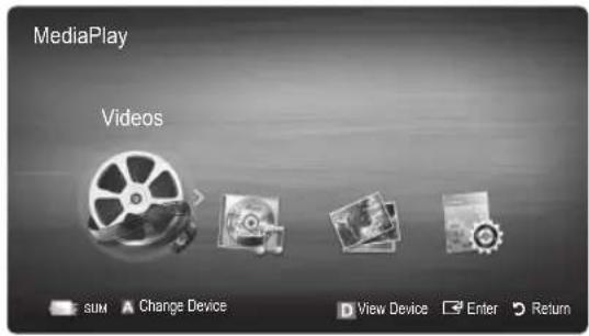 SAMSUNG LA40C550J1W - Media Play - 2