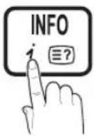 SAMSUNG LA40C550J1W - Using the INFO button (Now &amp; Next guide) - 1