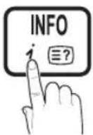 SAMSUNG LA40C550J1W - Utilisation du bouton INFO (Guide Now &amp; Next) - 1