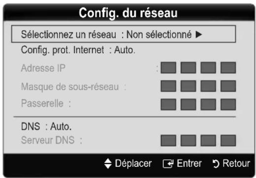 SAMSUNG LA40C550J1W - Configuration à l'aide de la méthode PBC (WPS) - 1