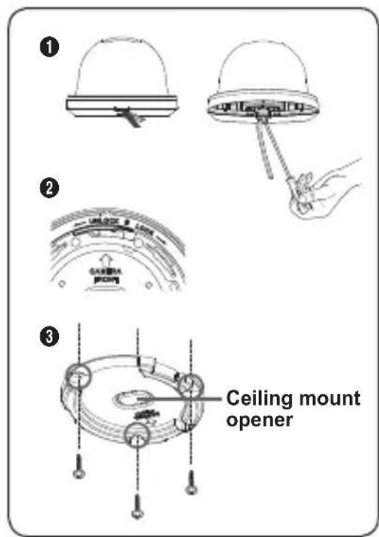 SAMSUNG SCC-B5343 - Installation procedure - 1