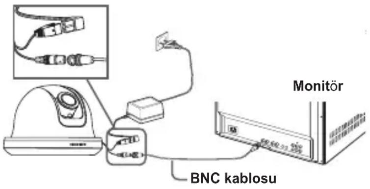 SAMSUNG SCC-B5343 - Kabloların bağlanması ve anahtarların ayarlanması - 1