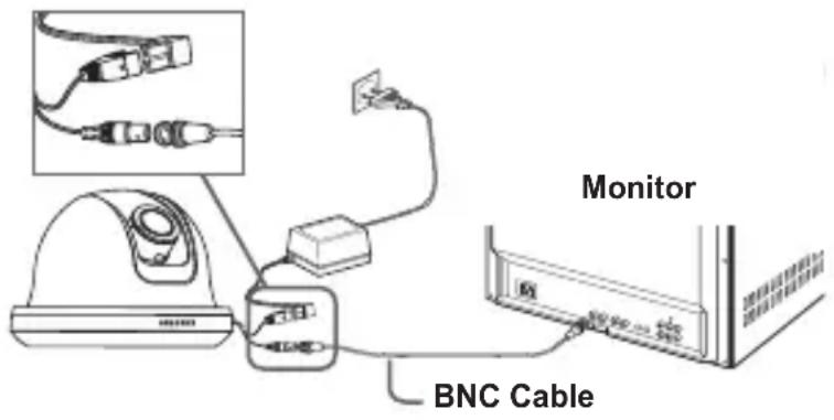 SAMSUNG SCC-B5343 - ■ Connecting cables and changing the settings - 1