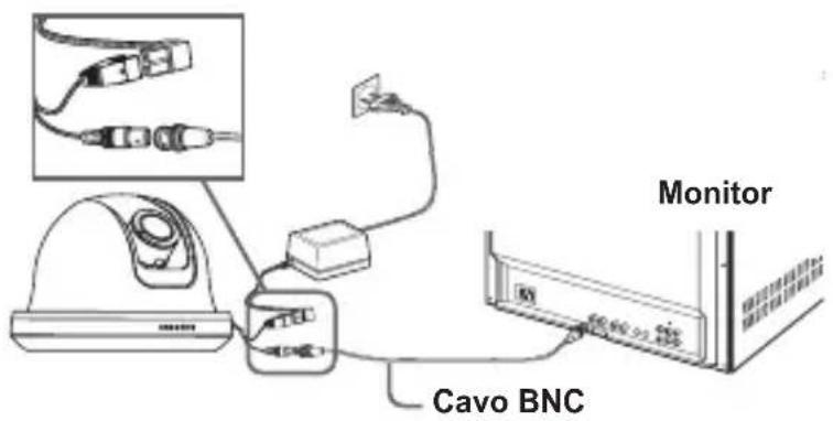SAMSUNG SCC-B5343 - Collegare i cavi e cambiare le impostazioni - 1