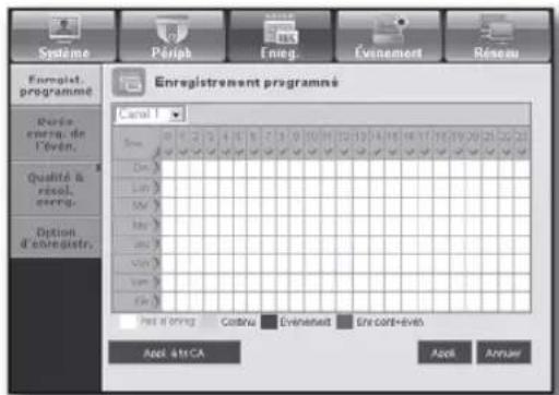 SAMSUNG SHR-6160 - Enregistrement programmé - 1