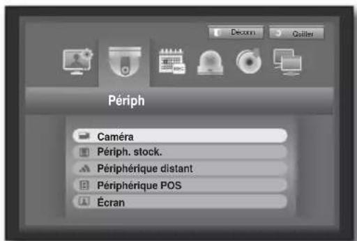 SAMSUNG SHR-6160 - Réglage de la caméra - 1