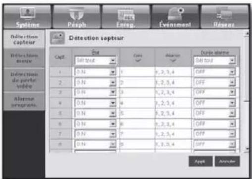 SAMSUNG SHR-6160 - Détection capteur - 1