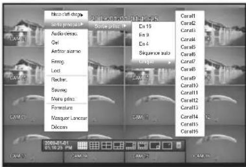 SAMSUNG SHR-6160 - Sélection d'un mode Sortie principale - 1